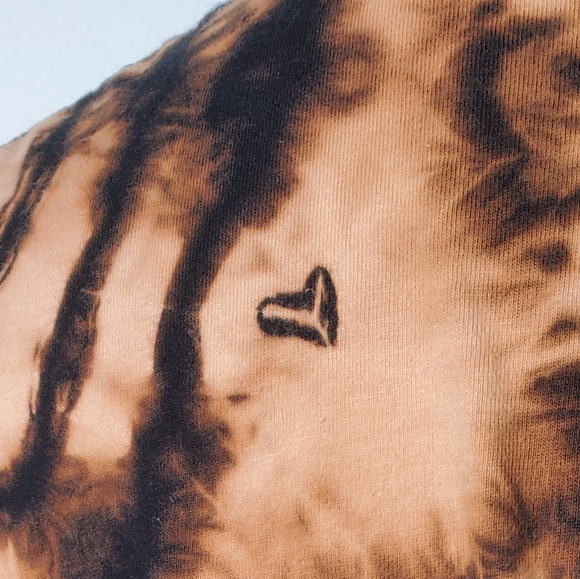 Reverse Tiedye Women's Graphic Tee Hippie Size Small Perfect For Music Festival - Picture 5 of 11